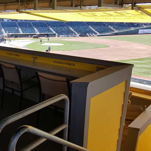 Pacifico Porch wall runner graphics