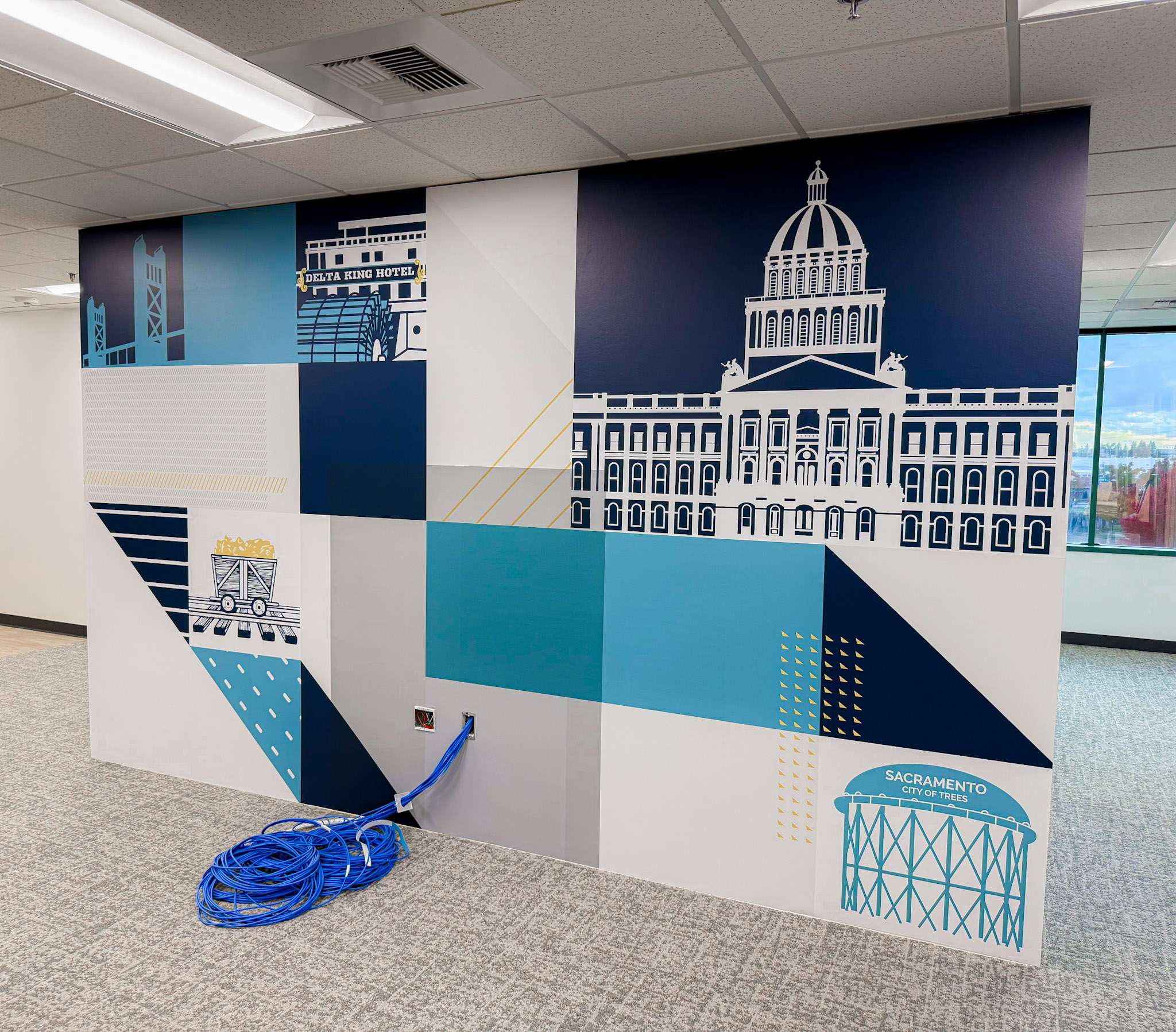 Custom Wall Covering, Sacramento