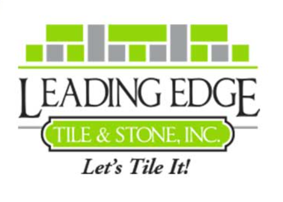 Leading Edge Tile & Stone logo designed by AG Installs