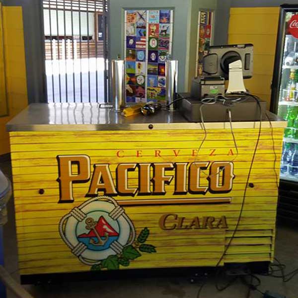 Pacifico branded freezer wrap