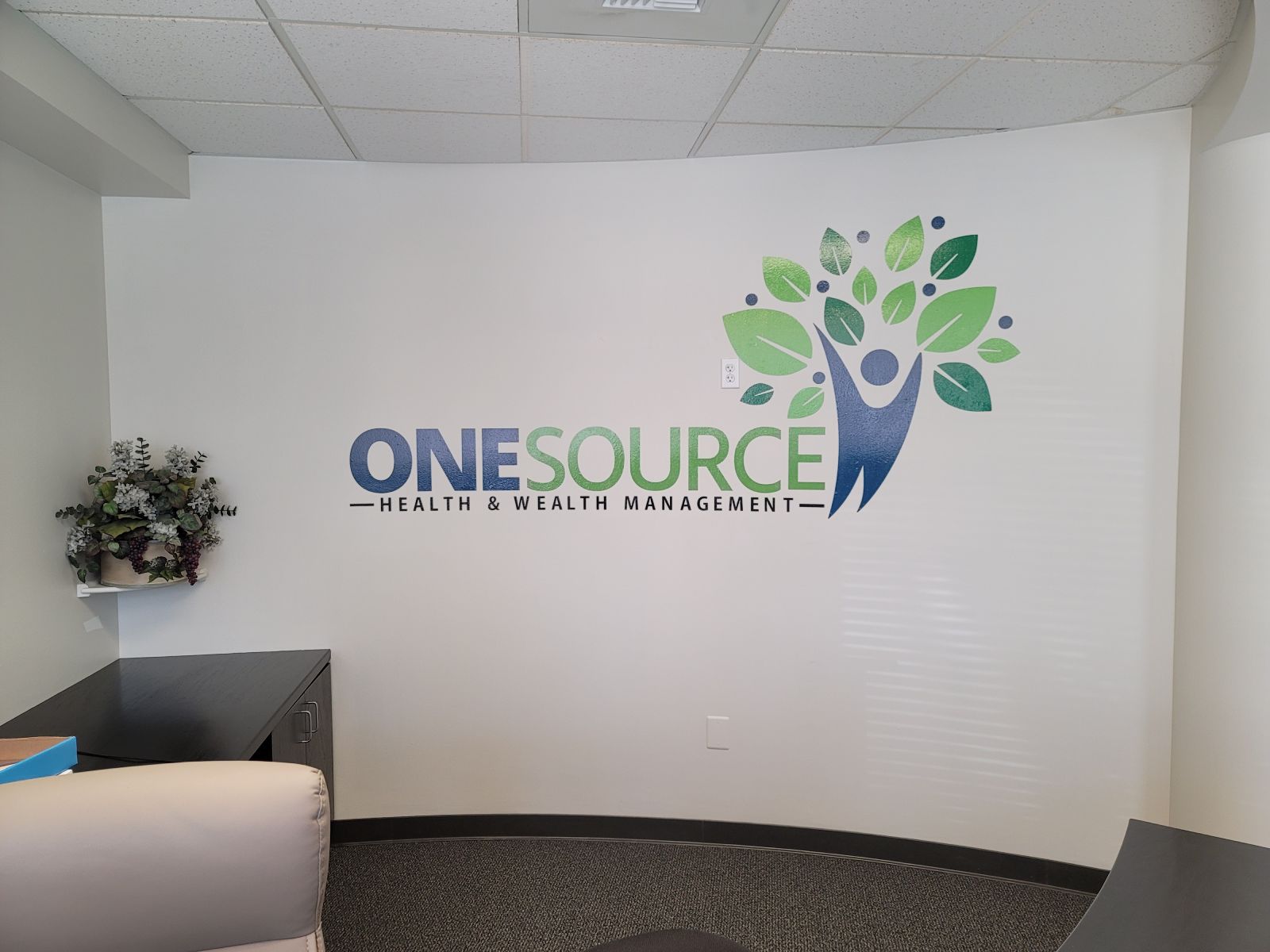 OneSource Health & Wealth — Wall Decal