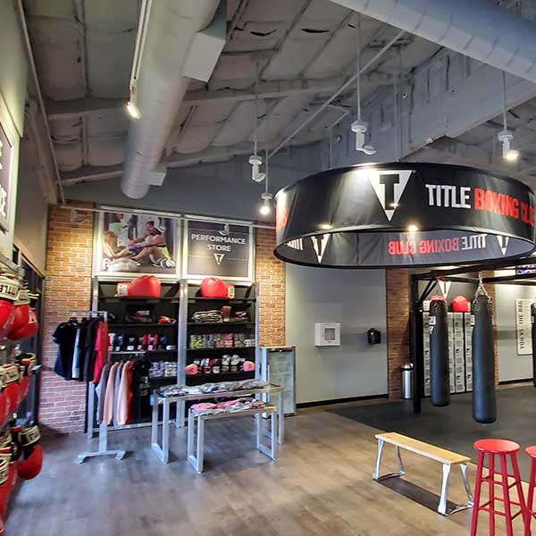 Point-of-purchase retail signage installation