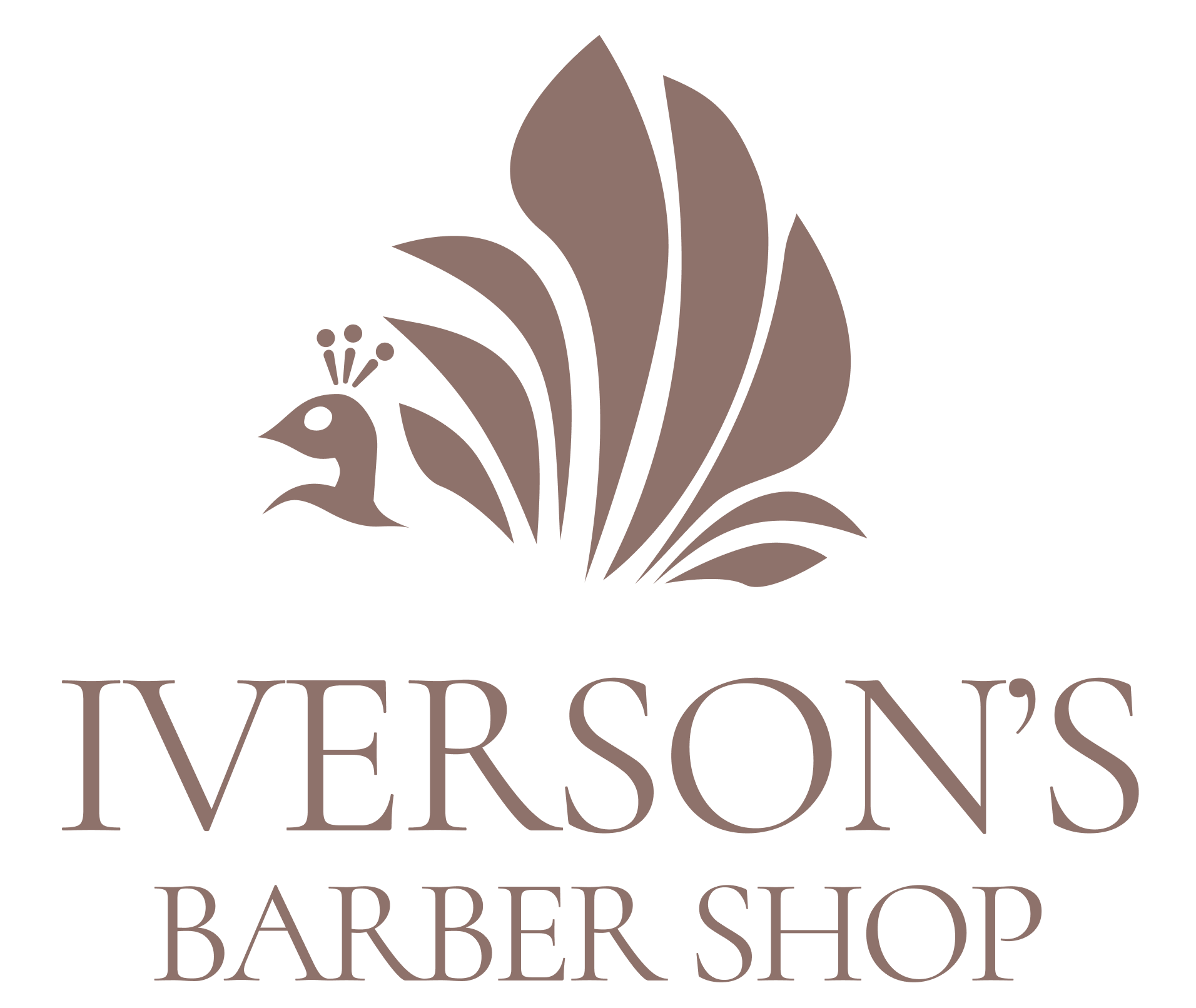 Iverson's Barber Shop logo designed by AG Installs