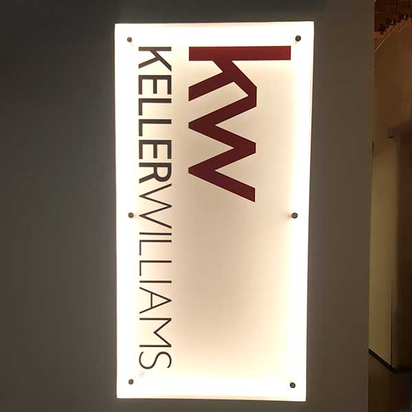 Keller Williams — Acrylic Backlit Sign